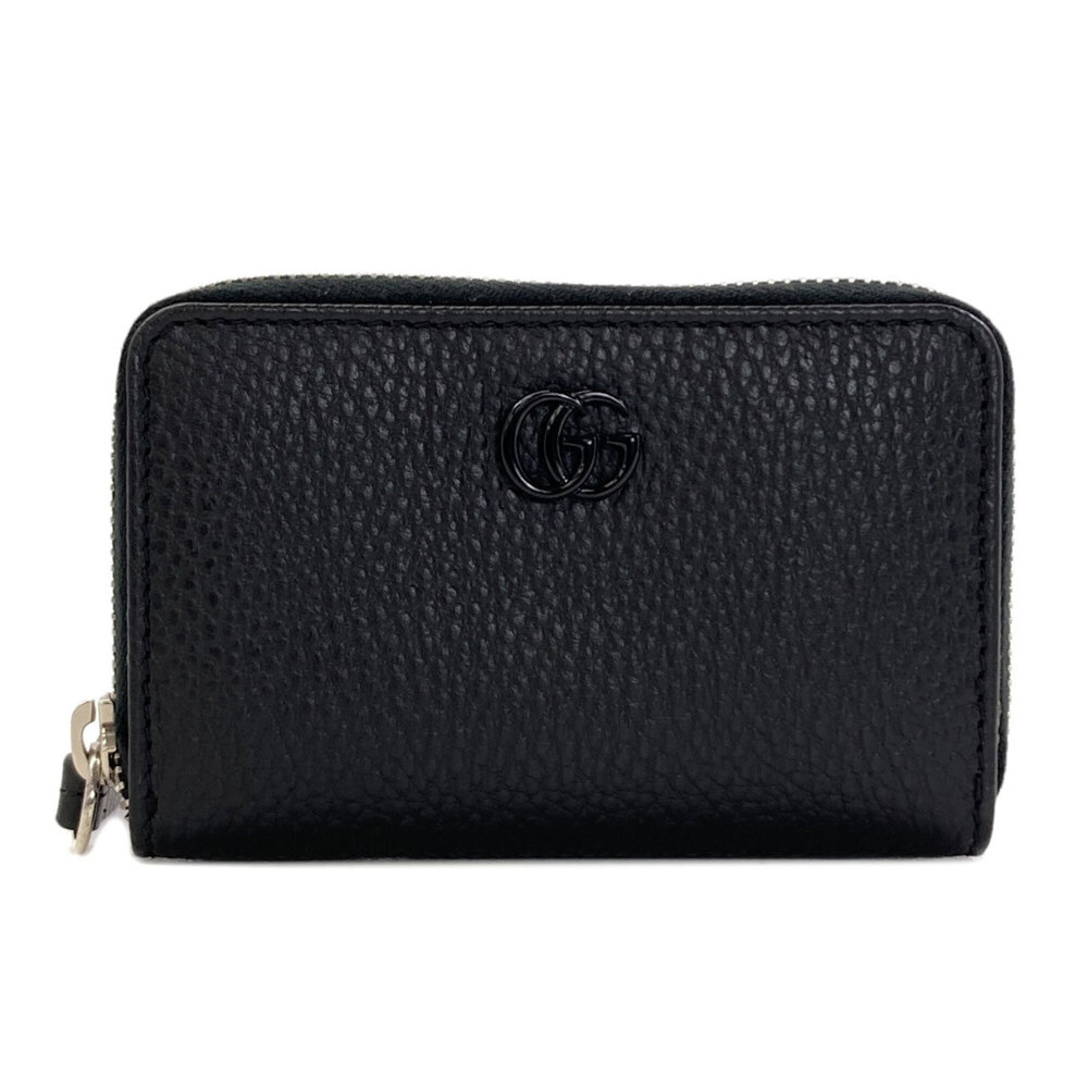 Gucci 644412 GG Marmont Double G Coin Case Leather Women's GUCCI